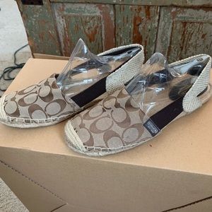 Coach Rayanne Espadrilles Slip Ons 9